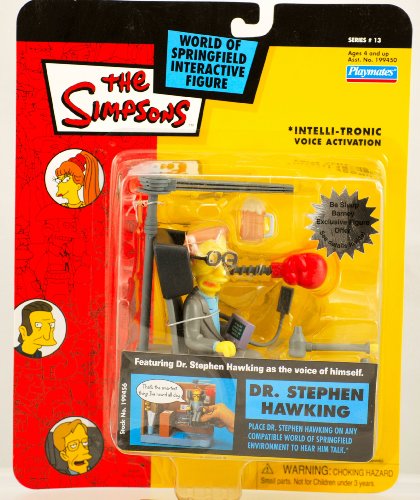 Simpsons Dr. Stephen Hawking action figure by Playmates Toys