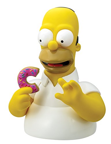 Simpsons The Homer with Donut Bust Bank Action Figure by Simpsons