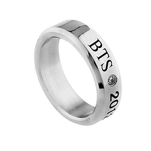 SIMYJOY Anillo de Korea Pop de Moda de Titanio para los fanáticos Anillos de Titanio K-Pop, K-Pop Anillos de joyería SIMYJOY Anillo de Korea Pop de Moda de Titanio para los fanáticos Anillos de Titanio K-Pop, K-Pop Anillos de joyería