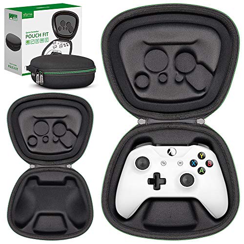 Sisma Funda rigida para Mando wireless Xbox One - Estuche de transporte para guardar y proteger Gamepad original de Xbox One S o One X, color negro