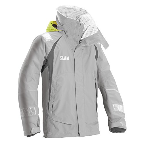 Slam Hombre Colección Técnica Hombre 160gr Nylon TUSSOR Force 3 Chaqueta Col.160 Perforado Cuello de Lana Forrado Gris Claro Manga Larga Chaqueta 2XL Slam Hombre Colección Técnica Hombre 160gr Nylon TUSSOR Force 3 Chaqueta Col.160 Perforado Cuello de Lana Forrado Gris Claro Manga Larga Chaqueta 2XL