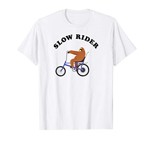 Slow Rider: perezoso en bicicleta Low RIder Vintage Camiseta