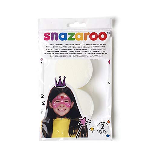 Snazaroo - Esponja de alta densidad para pintura facial, pack de 2