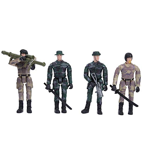 Soldado Modelo Militar, Juguete de Alta Simulaci¨®n Decoraci¨®n Soldados Figura Accesorios Set Juguete para Ni?os Soldado Modelo Militar, Juguete de Alta Simulaci¨®n Decoraci¨®n Soldados Figura Accesorios Set Juguete para Ni?os