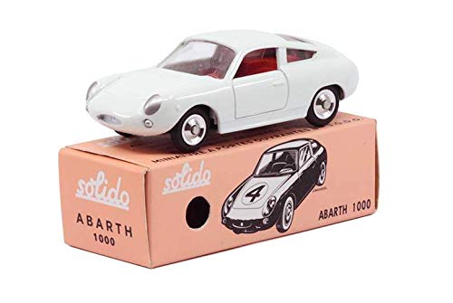 Solido Fiat Abarth 1000, 1962, Serie 100, Escala 1:43, Color Blanco (421436690)