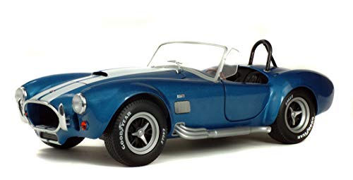 Solido S1850017 1965 427 Cobra MK II Modelo de Juguete, Azul metálico, Escala 1:18