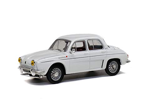 Solido S4304300 421436520-1:43 Renault Dauphine, 1961, Modelo de Coche, Color Crema y Blanco Solido S4304300 421436520-1:43 Renault Dauphine, 1961, Modelo de Coche, Color Crema y Blanco