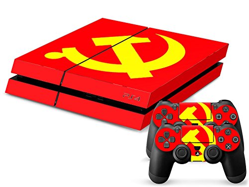 Sony PS4 Playstation 4 Skin Design Foils Pegatina Set - USSR Motivo