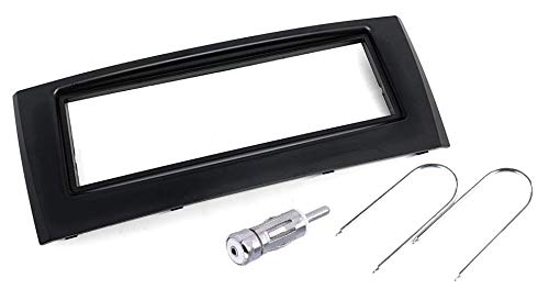 Sound-way Kit Montaje Autoradio, Marco 1 DIN Radio para Coche, Adaptador Antena, Llaves Desmontaje Compatible con Fiat Grande Punto Sound-way Kit Montaje Autoradio, Marco 1 DIN Radio para Coche, Adaptador Antena, Llaves Desmontaje Compatible con Fiat Grande Punto
