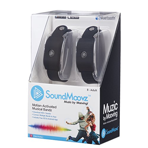 Soundmoovz 41238 Set De 2 Pulseras Muzic Para Crear Y Componer Sonidos Y Música, Negro Soundmoovz 41238 Set De 2 Pulseras Muzic Para Crear Y Componer Sonidos Y Música, Negro