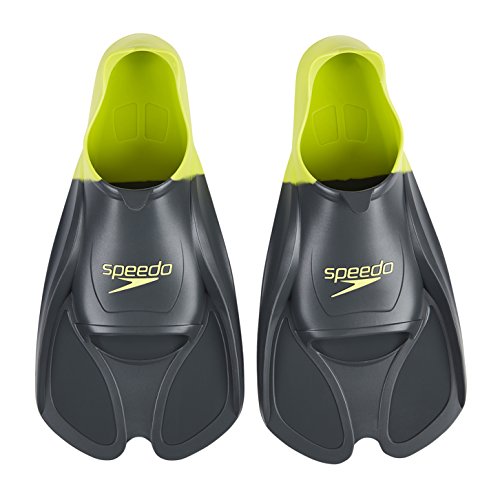 Speedo Aleta de entrenamiento Unisex Adultos, Gris, óxido/ponche lima, 42- 43 EU Speedo Aleta de entrenamiento Unisex Adultos, Gris, óxido/ponche lima, 42- 43 EU
