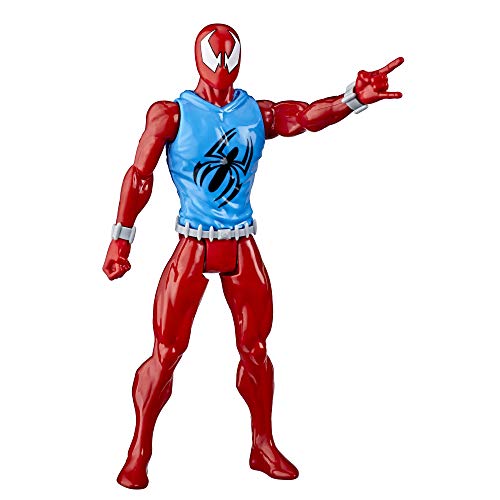 Spiderman- Figura de acción Titan del Personaje Scarlet Spider (Hasbro E85215X0)