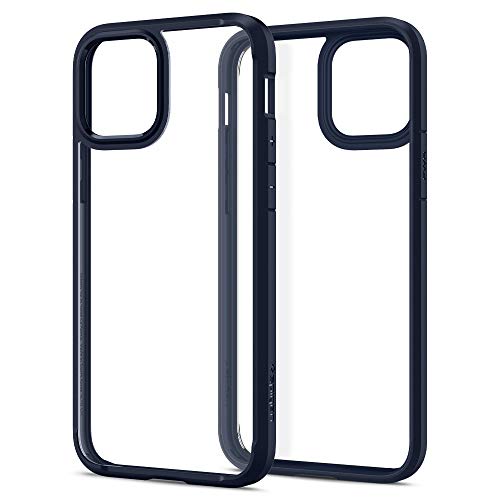 Spigen Funda Ultra Hybrid Compatible con iPhone 12 y Compatible con iPhone 12 Pro - Azul Marino Spigen Funda Ultra Hybrid Compatible con iPhone 12 y Compatible con iPhone 12 Pro - Azul Marino