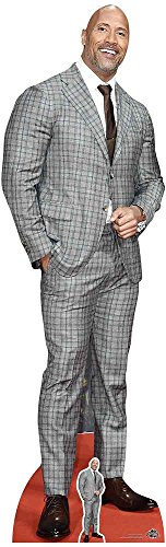 Star Cutouts Ltd Dwayne Johnson-Traje de Cuadros, cartón, Multicolor, 3 x 59 x 194 cm Star Cutouts Ltd Dwayne Johnson-Traje de Cuadros, cartón, Multicolor, 3 x 59 x 194 cm