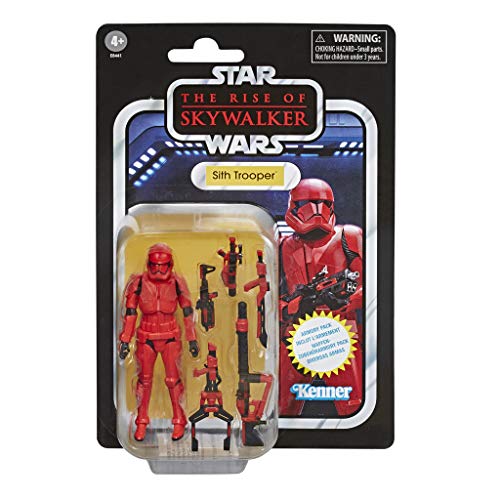 Star Wars - Figura y pack de artillería de Soldado Sith Colección Vintage (Hasbro E8441EU5)