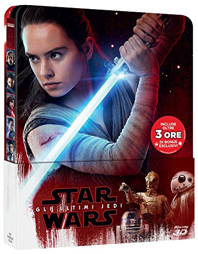 Star Wars - Gli Ultimi Jedi (Blu-Ray 3D+Blu-Ray) (Ltd Steelbook) [Blu-ray]