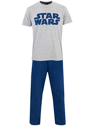 Star Wars Pijama para Hombre La Guerra de Las Galaxias Azul Large