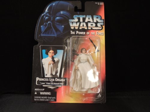 Star Wars - The Power of the Force - Kenner - 69570/69579 - Princess Leia Organa with Laser Pistol and Assault Rifle