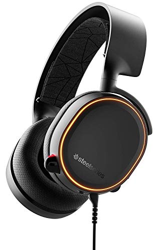 SteelSeries Arctis 5 Auriculares De Juego, Iluminados Por Rgb, Dts Headphone:X V2.0 Surround Para Pc Y PlayStation 4, Negro SteelSeries Arctis 5 Auriculares De Juego, Iluminados Por Rgb, Dts Headphone:X V2.0 Surround Para Pc Y PlayStation 4, Negro