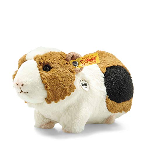 Steiff- Original Concha chirrido, Aprox. 22 cm, Marca Botón im Ohr, Amigo de Peluche para bebés Desde el Nacimiento, Color Blanco, marrón, Negro. (73830) Steiff- Original Concha chirrido, Aprox. 22 cm, Marca Botón im Ohr, Amigo de Peluche para bebés Desde el Nacimiento, Color Blanco, marrón, Negro. (73830)
