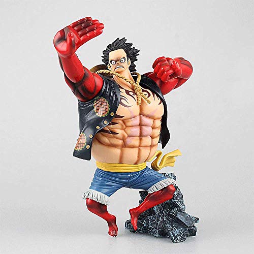 STKCST Una Pieza Cuarta Engranaje Luffy Ape King Gun Ming GE Anime Muñeca Figura Cuadro en Caja Avanzado Modelo Modelo Escultura Decoración Imagen Estatua Aproximadamente 16 cm