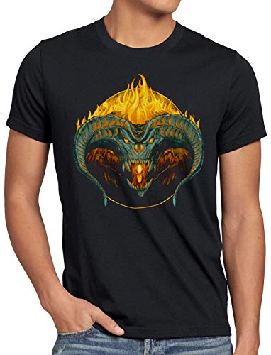 style3 Balrog Camiseta para Hombre T-Shirt anilo Nueva Zelanda Mago Tierra, Talla:5XL