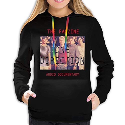 Sudadera con Capucha de Manga Larga para Mujer de Moda Casual con Bolsillo One Direction The Fanzine S