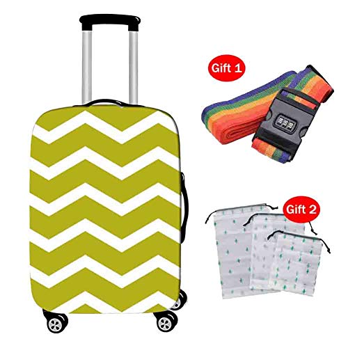 Suitcase Cover Funda Maleta Estuche de Equipaje elástico de Alta Resistencia al Desgaste, Resistente al Impacto, Transpirable, Barra extraíble, Caja de 18-28 Pulgadas, sobrecubierta,2,M Suitcase Cover Funda Maleta Estuche de Equipaje elástico de Alta Resistencia al Desgaste, Resistente al Impacto, Transpirable, Barra extraíble, Caja de 18-28 Pulgadas, sobrecubierta,2,M