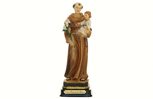 Sukima Decor Lote de 2 Figuras San Antonio de Padua 20 cm