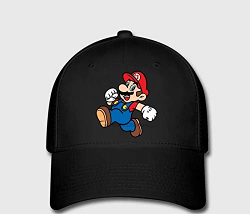 Super Mario Cap Video Game Super Mario Sunshine Mario Print Funny Caps Sombreros Unisex Hombres Mujeres Algodón Cap