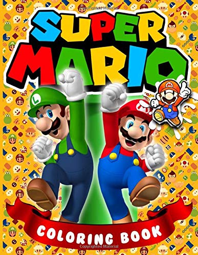 Super Mario Coloring Book: Great Gift Coloring Books For Adult. The Color Wonder