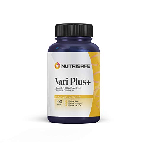 Suplemento para las Varices y Circulación | Elimina Piernas Cansadas y Arañas Vasculares | Ginkgo Biloba + Cola de Caballo + Vid Roja + Castaño de Indias + Mirtilo + Rusco | Producto NATURAL | 100U. Suplemento para las Varices y Circulación | Elimina Piernas Cansadas y Arañas Vasculares | Ginkgo Biloba + Cola de Caballo + Vid Roja + Castaño de Indias + Mirtilo + Rusco | Producto NATURAL | 100U.