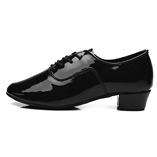 SWDZM Calzado de danza para hombre / estándar cuero latinos zapatos de baile modelo 704 42 EU