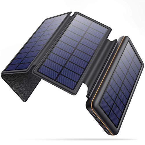SWEYE Cargador Solar Móvil 26800mAh,【4 Paneles Solares Desmontable/Type-C Carga Rápida】 Batería Externa Móvil con 2 Puertos USB 3.1A Power Bank Solar para Smartphones, Tabletas y Dispositivos USB SWEYE Cargador Solar Móvil 26800mAh,【4 Paneles Solares Desmontable/Type-C Carga Rápida】 Batería Externa Móvil con 2 Puertos USB 3.1A Power Bank Solar para Smartphones, Tabletas y Dispositivos USB