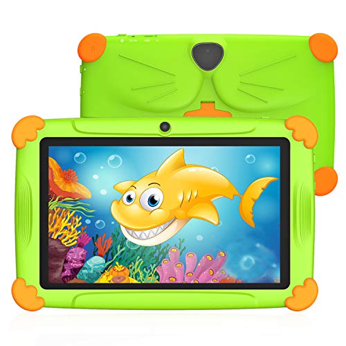 Tableta para Niños de 7 Pulgadas 3 a 12 años Android 9.0 con WiFi 3GB RAM 32GB ROM Quad Core Kid-Proof Ángulo Netflix GMS Certificado Google Play Juegos Educativos Preinstalado - Verde Tableta para Niños de 7 Pulgadas 3 a 12 años Android 9.0 con WiFi 3GB RAM 32GB ROM Quad Core Kid-Proof Ángulo Netflix GMS Certificado Google Play Juegos Educativos Preinstalado - Verde