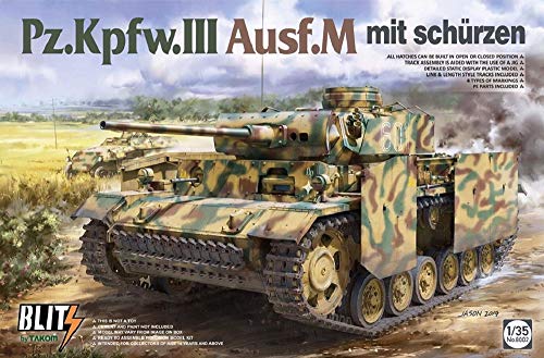 TAKOM Tanque TAK8002 8002 1/35 III AUSF. M con Delantales. TAKOM Tanque TAK8002 8002 1/35 III AUSF. M con Delantales.