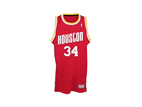 Tank Top adidas Swingman-NBA Houston Rockets Jersey Hakeem Olajuwon, Color Rojo, Rojo (Rojo), S (Small)