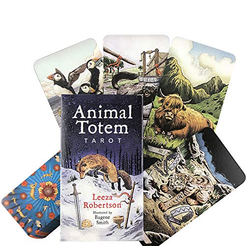 Tarot Deck, Animal Totem Tarot Deck Tarjetas, 78 Piezas Tarot Tarjetas Trabajan su luz Oracle Tarjeta Deck Paling Card Tarjetas Game Oracle Tarjetas para Principiantes, Divertidos Juegos de Tarjetas Tarot Deck, Animal Totem Tarot Deck Tarjetas, 78 Piezas Tarot Tarjetas Trabajan su luz Oracle Tarjeta Deck Paling Card Tarjetas Game Oracle Tarjetas para Principiantes, Divertidos Juegos de Tarjetas