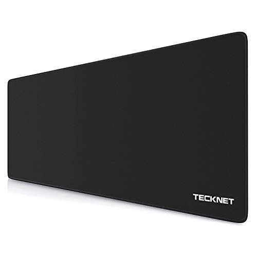 TECKNET Alfombrilla de Ratón - Gaming Mousepad 900x400x3mm, Base de Goma Antideslizante, Superfície con Textura Especial, Compatible con ratón láser y óptico TECKNET Alfombrilla de Ratón - Gaming Mousepad 900x400x3mm, Base de Goma Antideslizante, Superfície con Textura Especial, Compatible con ratón láser y óptico