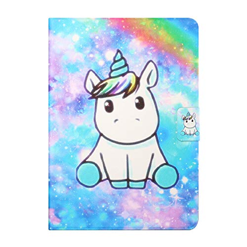 Tedtik para Apple iPad Mini 1 2 3 4 5 7.9"Funda, Cuero de PU Funda Rígida Protectora Ligera Delgada - Unicornio Tedtik para Apple iPad Mini 1 2 3 4 5 7.9"Funda, Cuero de PU Funda Rígida Protectora Ligera Delgada - Unicornio