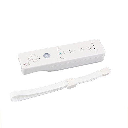 Teepao Pro Wii - Mando a distancia inalámbrico ergonómico para Nintendo (función de posicionamiento), color blanco