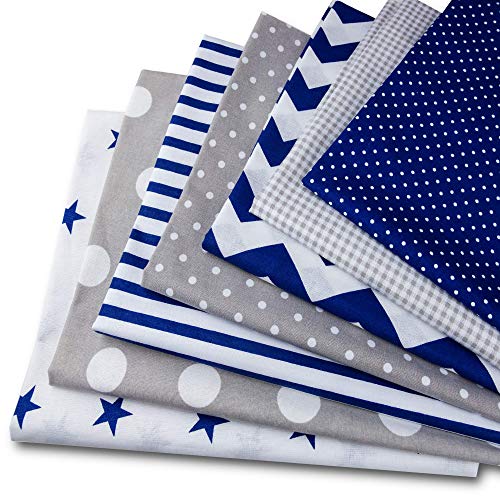 Tela algodon Telas Patchwork 7 piezas 50 x 80 cm - Retales Tela para coser, Telas decorativas Costura y Manualidades por metros OEKO-TEX Tela algodon Telas Patchwork 7 piezas 50 x 80 cm - Retales Tela para coser, Telas decorativas Costura y Manualidades por metros OEKO-TEX