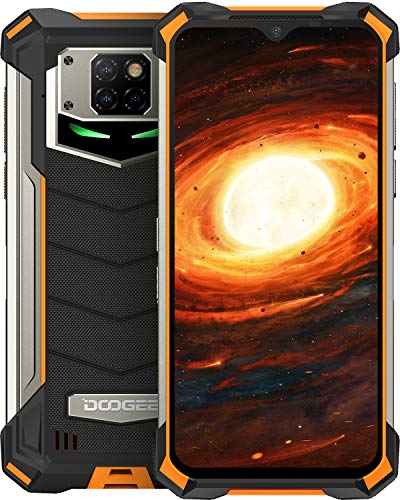 Telefono Móvil Libre, DOOGEE S88 Pro Android 10 Smartphone 4G, Batería 10000mAh 6GB + 128GB, Cámara Triples 21MP+Cámara Frontal 16MP, 6.3 FHD+Pulgada IP68/IP69K Móvil Resistente, LED/NFC/GPS, Naranja Telefono Móvil Libre, DOOGEE S88 Pro Android 10 Smartphone 4G, Batería 10000mAh 6GB + 128GB, Cámara Triples 21MP+Cámara Frontal 16MP, 6.3 FHD+Pulgada IP68/IP69K Móvil Resistente, LED/NFC/GPS, Naranja
