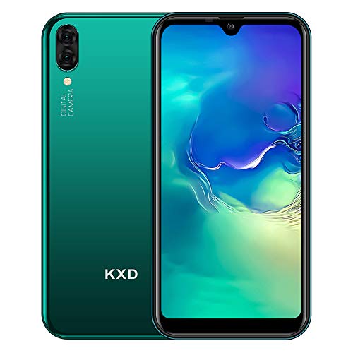 Teléfono Móvil Libres, KXD A1 Teléfono Inteligente 3G Android Desbloqueado, Dual SIM 2 + 1 Ranuras para Tarjetas,Pantalla 5,71 Pulgadas, Cámara Trasera 5MP+5MP, 16GB ROM, 2350mAh Batería - Verde Teléfono Móvil Libres, KXD A1 Teléfono Inteligente 3G Android Desbloqueado, Dual SIM 2 + 1 Ranuras para Tarjetas,Pantalla 5,71 Pulgadas, Cámara Trasera 5MP+5MP, 16GB ROM, 2350mAh Batería - Verde