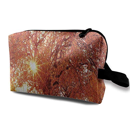 Temporada de otoño Otoño Árboles Puesta de Sol Bolsa de cosméticos de Viaje, Bolsa de cosméticos Personalizada Personalizada Ligera y Conveniente Temporada de otoño Otoño Árboles Puesta de Sol Bolsa de cosméticos de Viaje, Bolsa de cosméticos Personalizada Personalizada Ligera y Conveniente