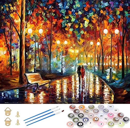 Tenwind Pintar por números para adultos,DIY Paint by numbers,Pintura por Números con Pinceles y regalo para amigo, festival, cumpleaños, hogar decoración de casa (sin marco) 40 x 50 cm Tenwind Pintar por números para adultos,DIY Paint by numbers,Pintura por Números con Pinceles y regalo para amigo, festival, cumpleaños, hogar decoración de casa (sin marco) 40 x 50 cm
