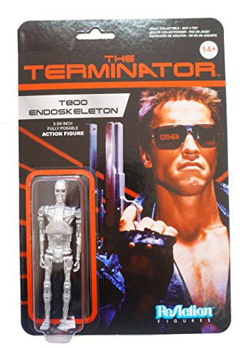 Terminator ReAction Action Figure Chrome T-800 Endoskeleton 10 cm Funko Figures