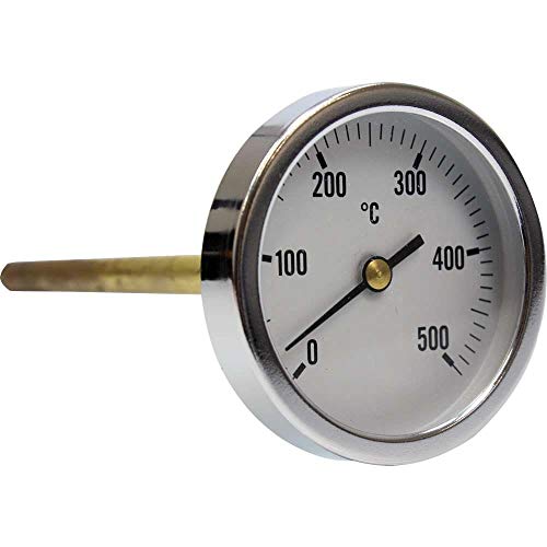 Termómetro para Horno de leña, Escala de 0 a 500ºC con Vaina de 20,30 o 50 cm (30) Termómetro para Horno de leña, Escala de 0 a 500ºC con Vaina de 20,30 o 50 cm (30)