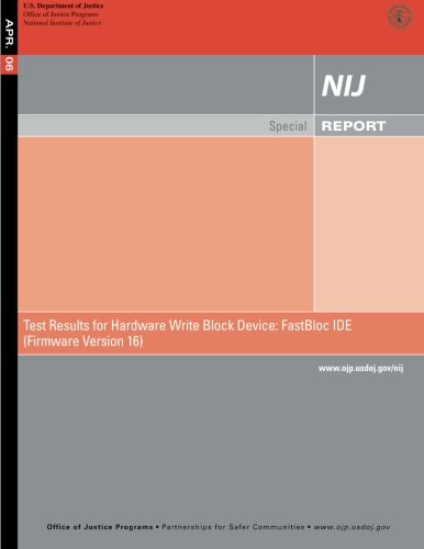 Test Results for Hardware Write Block Device: FastBlock IDE (Firmware Version 16)
