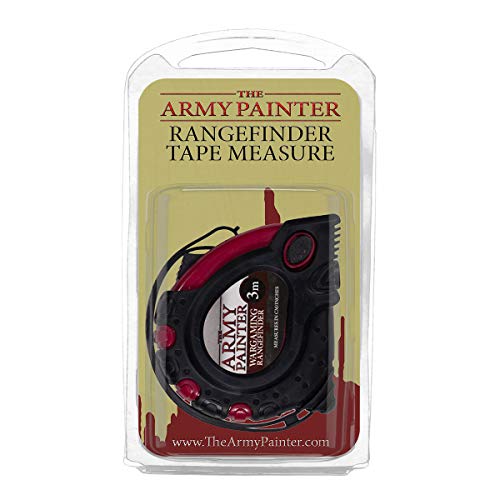 The Army Painter 🧙 | Rangefinder Tape Measure | Cinta métrica | Herramienta de medición retráctil | Medidas en centímetros y pulgadas | Modelismo | para Juego de Mesa, Wargames